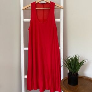 Alice + Olivia Sleeveless Scoop Neck Tank Dress